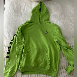 Lime green TikTok hoodie